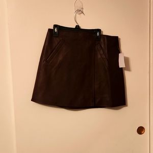 Blank nyc faux leather mini skirt